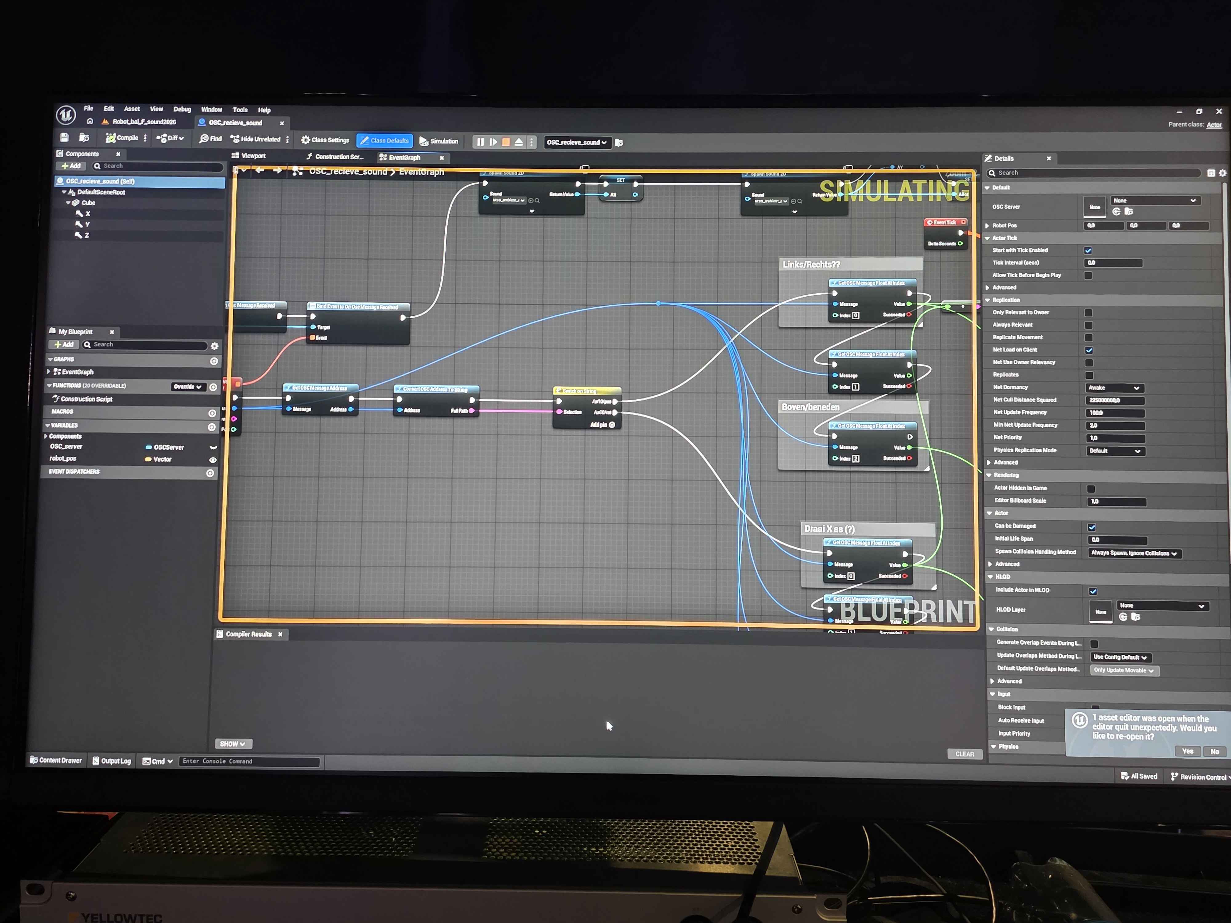 Project voorbeeld op computer